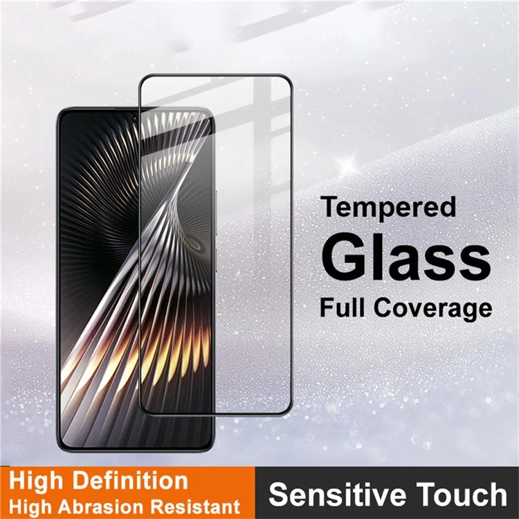 IMAK Pro+ Series Protector de pantalla de vidrio templado de pantalla completa para Xiaomi Poco X7 Pro 5G / Redmi Turbo 4 5G con tacto sensible