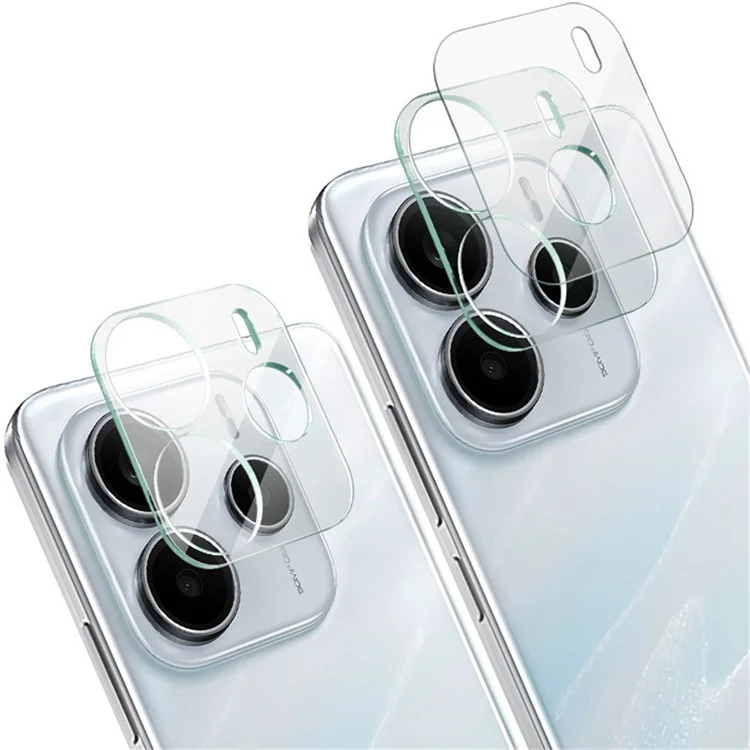 IMAK para Xiaomi Redmi Note 14 5G Protector de lente de cámara de vidrio templado + Tapa de lente acrílica