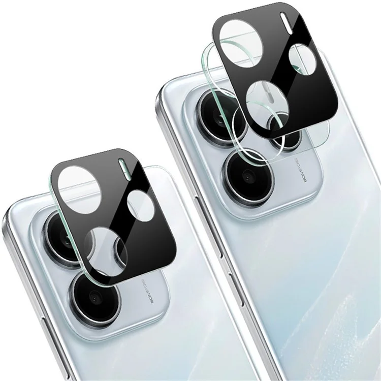 IMAK per Xiaomi Redmi Note 14 5G Pellicola in vetro temperato per lenti + Coperchio in acrilico (Versione nera)