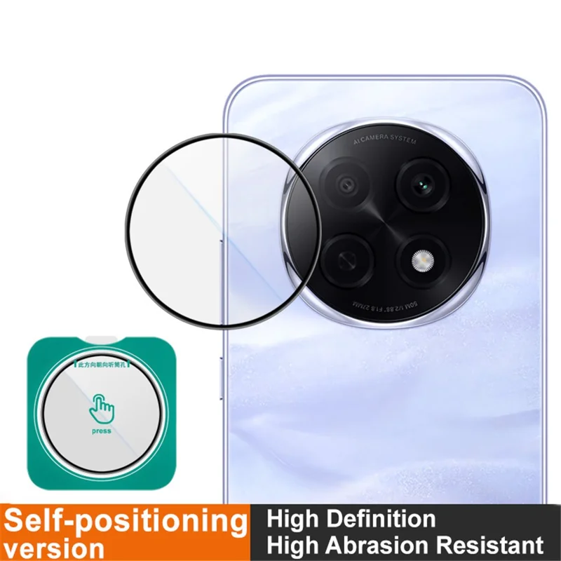 IMAK For Oppo F29 Pro 5G (Global) / A5 Pro 5G (China) Camera Lens Protector Tempered Glass Lens Film with Self Positioning Frame