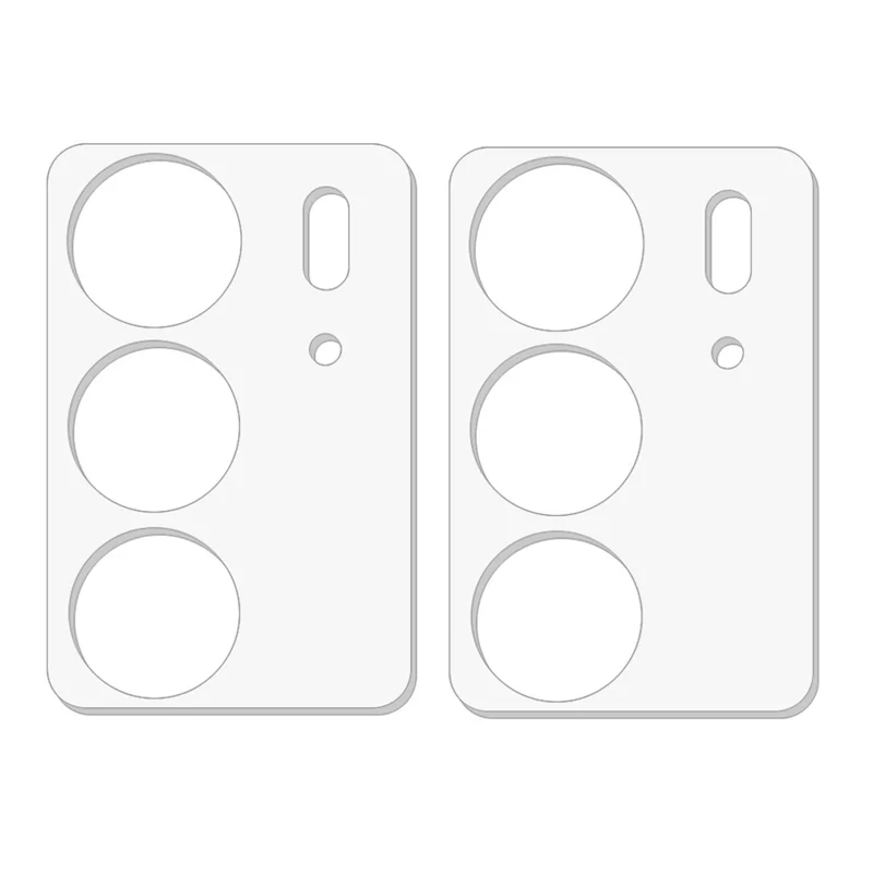 2Pcs For Realme C75 4G Camera Lens Protector 3D Arc Edge Anti-Scratch Tempered Glass Lens Film