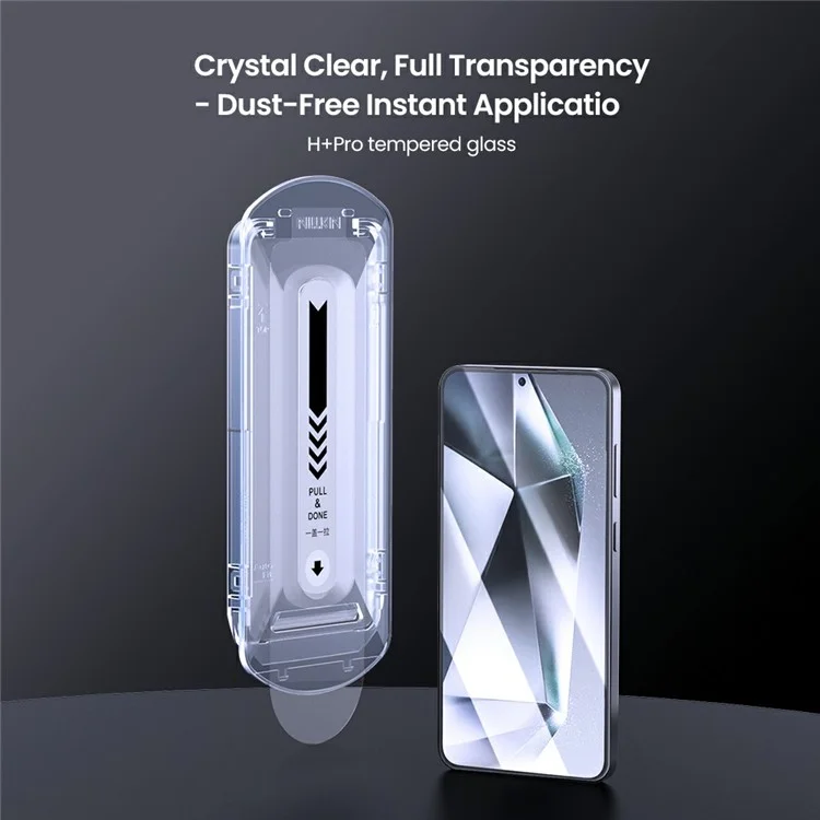 NILLKIN H+Pro for Samsung Galaxy S25 Screen Protector 9H Anti-Scratch Tempered Glass Film