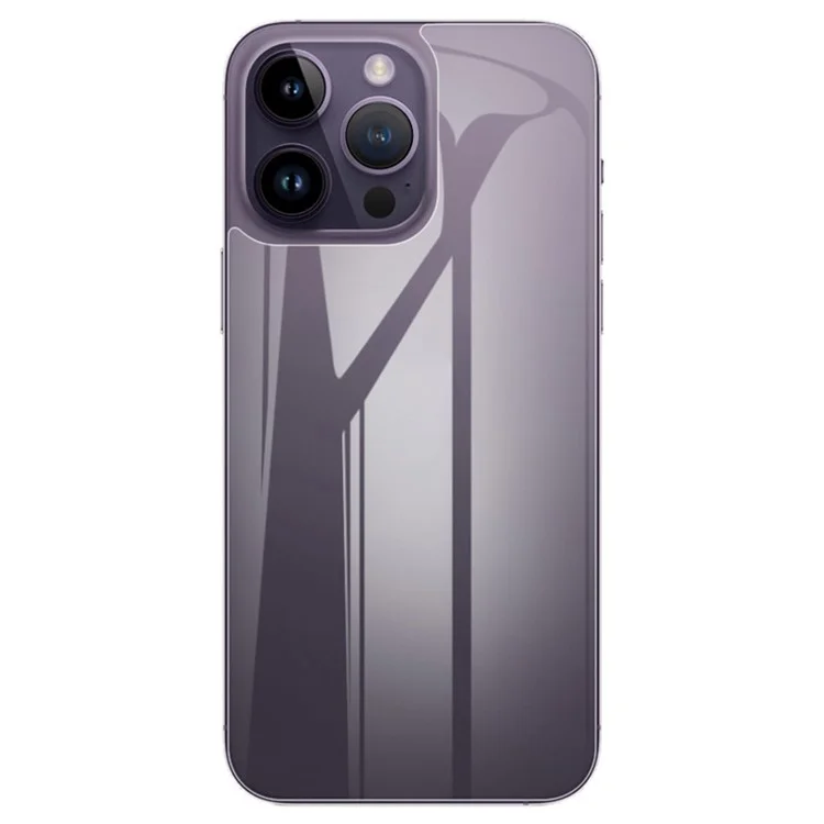 IMAK 2Stk. / Set Hydrogel Film III Handyhülle für iPhone 14 Pro Max, kratzfester Komplett-Rückenprotektor aus klarem Material