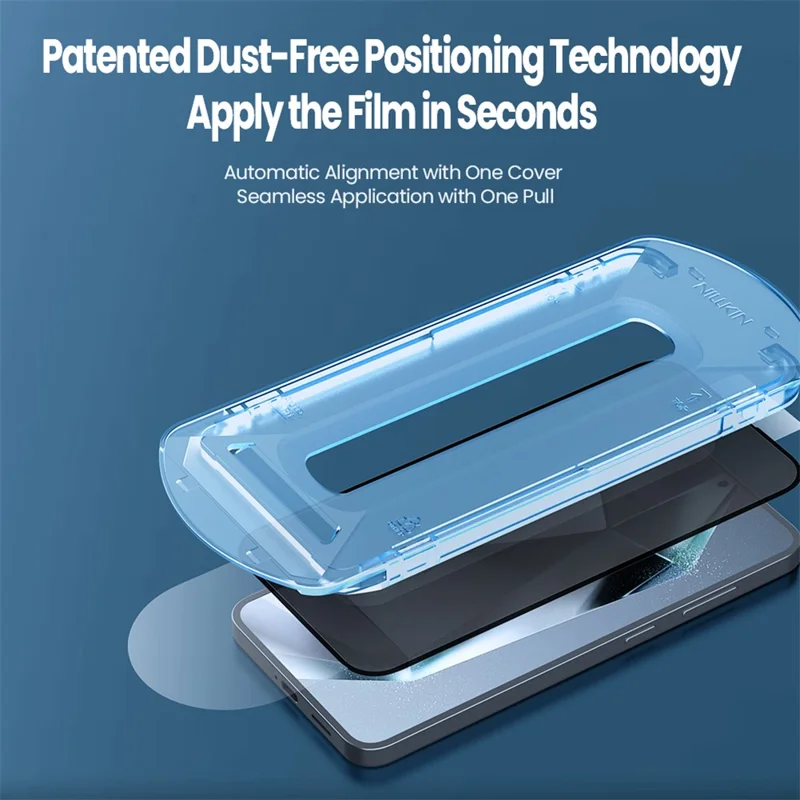 NILLKIN For Samsung Galaxy S25+ Anti-Peep Screen Protector Anti-Scratch AGC Glass Full Screen Film