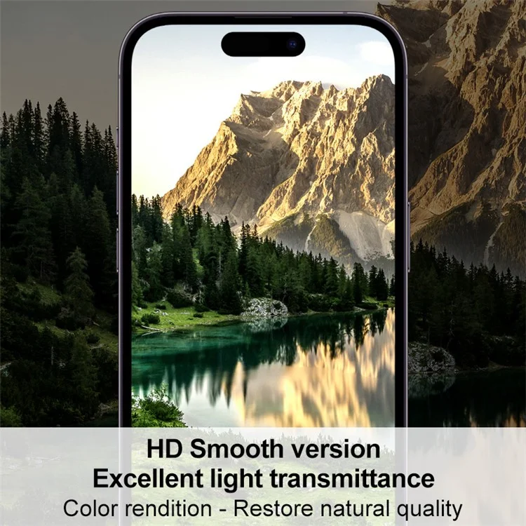 IMAK 2Pcs / Set Screen Protector for iPhone 14 Pro Max, Full Coverage Ultra Clear Anti-abrasion Soft TPU Hydrogel Film III