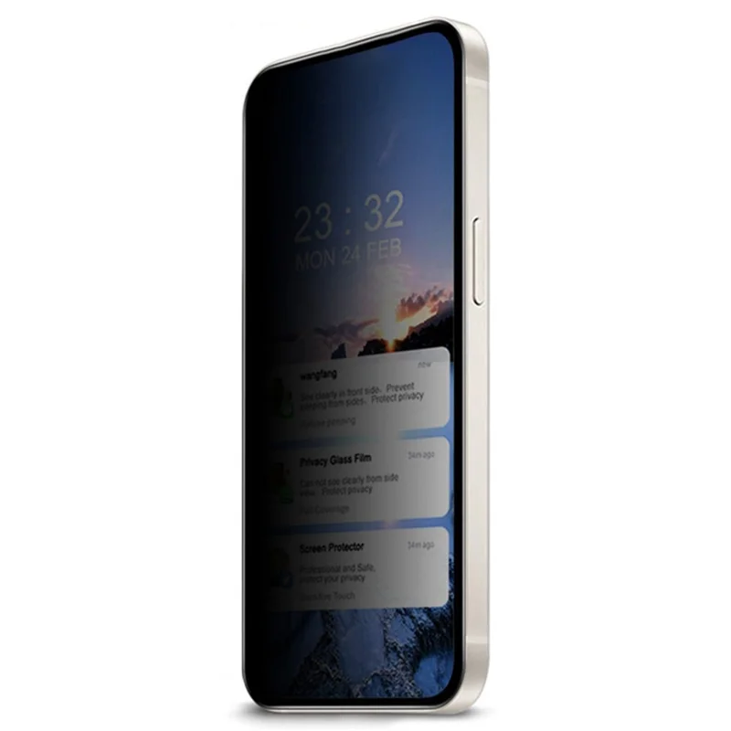 لـ Google Pixel 9 Pro / Pixel 9 واقي شاشة مضاد للتجسس 0.18 مم من الزجاج المقوى (نسخة دعم فتح بالبصمة)