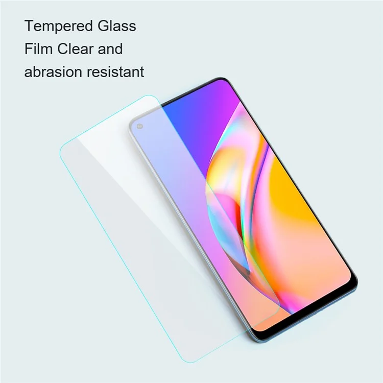 AMORUS Pour Oppo Reno13 F 5G Protection d'écran Verre Trempé Bords Incurvés 2,5D 9H Haute Qualité en Verre Alumino-Silicaté