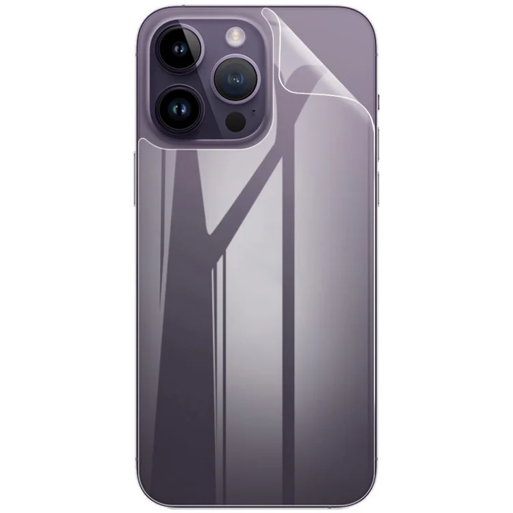 IMAK 2Pcs / Set Hydrogel Film III Soft TPU Phone Back Film for iPhone 14 Pro, Anti-scratch Abrasion-resistant Full Cover Back Protector