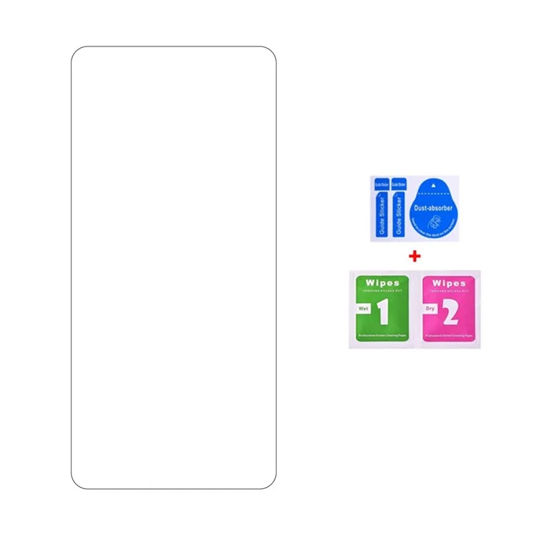 50 unidades de protector de pantalla para OnePlus Ace 5 5G / Ace 5 Pro 5G / 13R 5G / Realme Neo7 5G Ultra Clear Full Glue Tempered Glass Film