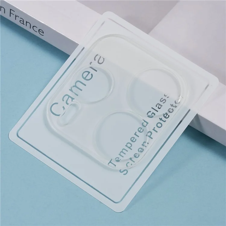 2 Unidades Protector de Lente de Cámara para Xiaomi Redmi Note 14 5G Cristal Templado Curvado 3D Antiarañazos