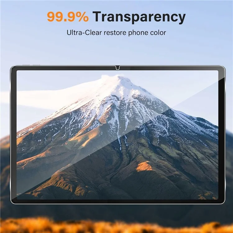 For Lenovo Tab K11 Plus Tempered Glass Screen Protector 2.5D Straight Edge Screen Film