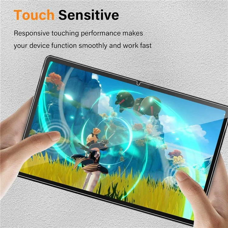 For Lenovo Tab K11 Plus Tempered Glass Screen Protector 2.5D Straight Edge Screen Film