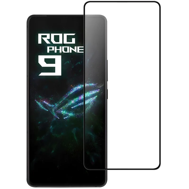 For Asus ROG Phone 9 5G AGC Tempered Glass with Black Edge Full Glue Full Coverage Screen Protector