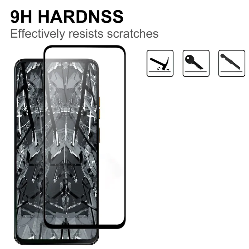For Xiaomi Poco X7 Pro 5G AGC Tempered Glass with Black Edge Full Glue Full Coverage Screen Protector