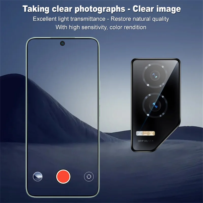 IMAK For Honor GT Camera Lens Protector Tempered Glass Lens Film with Self Positioning Frame