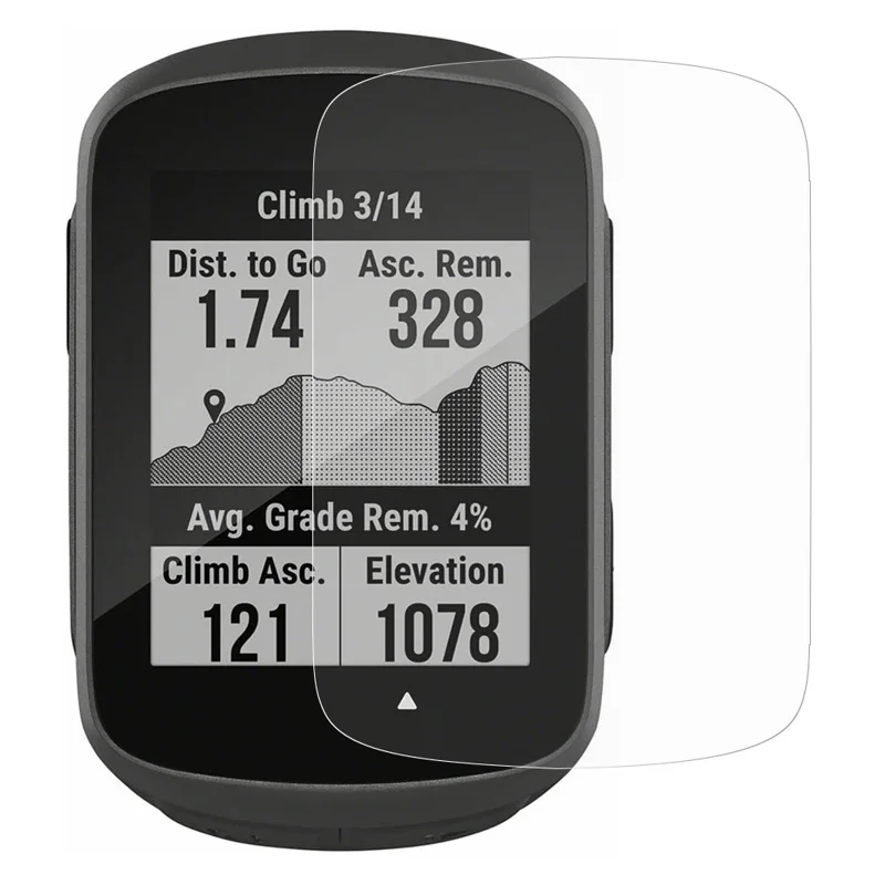 Voor Garmin Edge 130 Plus PET Screen Protector HD Heldere Krasbestendige Folie