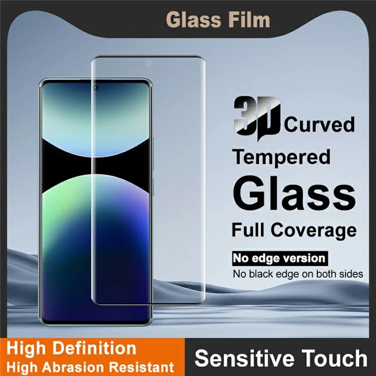 IMAK For Xiaomi Redmi Note 14 Pro 4G 3D Curved Tempered Glass Full Screen Protector (No Edge Version)