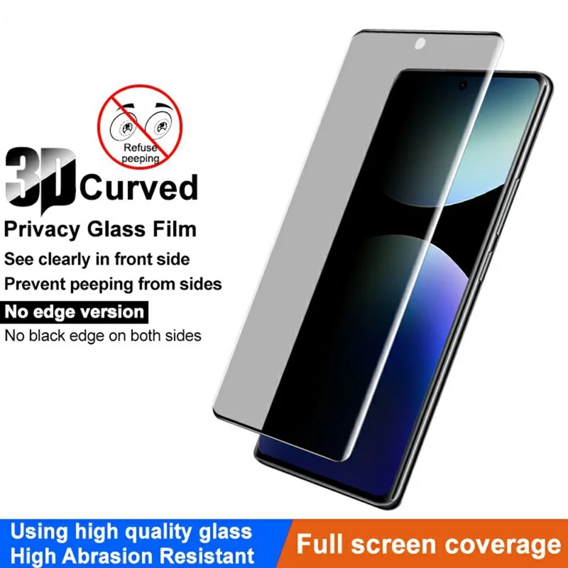 IMAK For Xiaomi Redmi Note 14 Pro 4G Anti Spy Tempered Glass Screen Protector (No Edge Version)