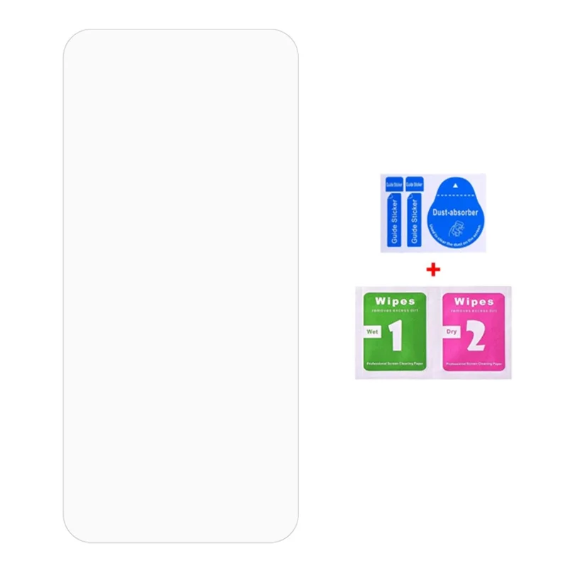 25Pcs For Xiaomi 15 Tempered Glass Screen Protector High Definition (No Package, with Wipes Set, Dust-absorber, Guide Sticker)