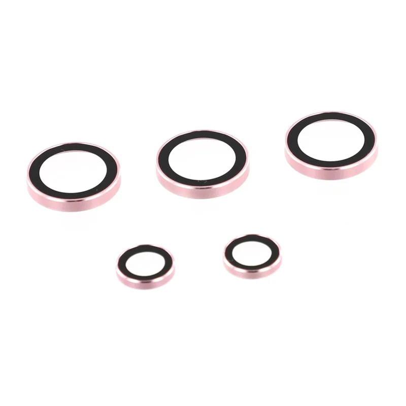 For Samsung Galaxy S25 Ultra Camera Lens Protector Electroplating Ultra HD Tempered Glass Lens Film - Rose Gold