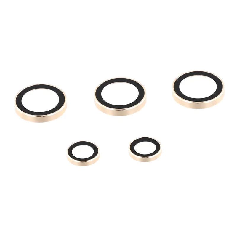 For Samsung Galaxy S25 Ultra Camera Lens Protector Electroplating Ultra HD Tempered Glass Lens Film - Gold