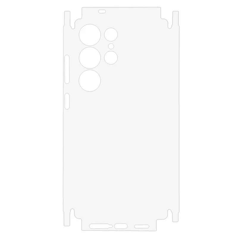 For Samsung Galaxy S25 Ultra Back Screen Protector Soft TPU Ultra Clear Cell Phone Back Cover Film