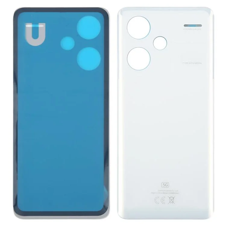 For Xiaomi Redmi Note 13 Pro+ 5G Back Battery Housing Cover Part (Without Logo) - White