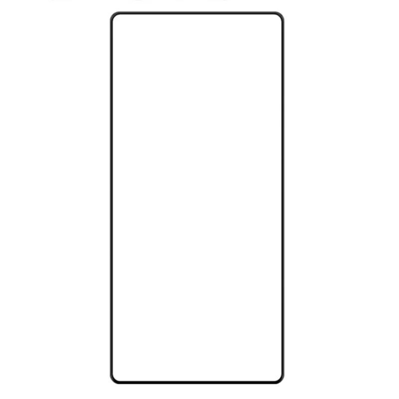 AMORUS 2Pcs For Samsung Galaxy S25 Ultra Screen Protector Shatterproof Silk Printing Tempered Glass Film - Black