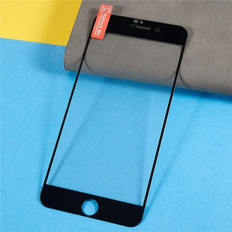 Per iPhone 7 Plus / 8 Plus 5.5 pollici Silk Printing Tempered Glass Screen Protector Full Glue Anti-explosion Full Cover Film