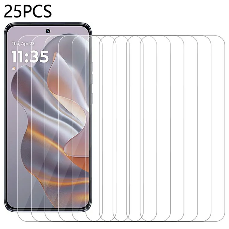 25 Stück Displayschutzfolie für Motorola Edge 50 Neo 5G / Moto S50 5G / ThinkPhone 25 5G Gehärtetes Glas Hochauflösung