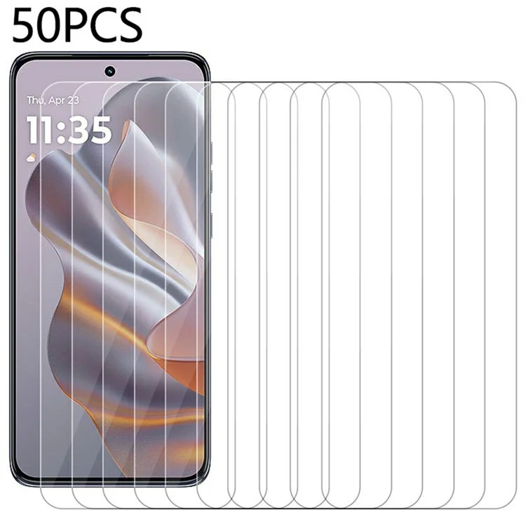 50 Stück Transparenter Displayschutz Für Motorola Edge 50 Neo 5G / Moto S50 5G / ThinkPhone 25 5G Vollflächiger Schutzglasfilm