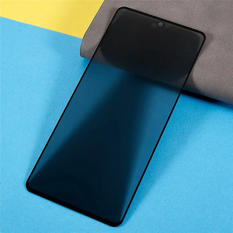 For Xiaomi Poco X7 Pro 5G Anti-Peep Full Cover Screen Protector Silk Printing Tempered Glass Film