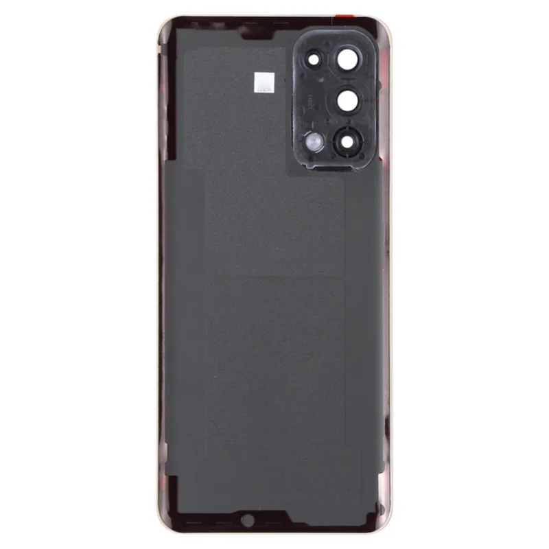 Для Oppo Reno5 4G / 5G Задняя крышка батарейного отсека с кольцом для камеры и крышкой объектива - Синий