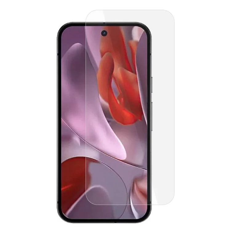 AMORUS Para Google Pixel 9a Protetor de Tela 2.5D Borda Curva Filme de Vidro de Alumínio-Silício 9H