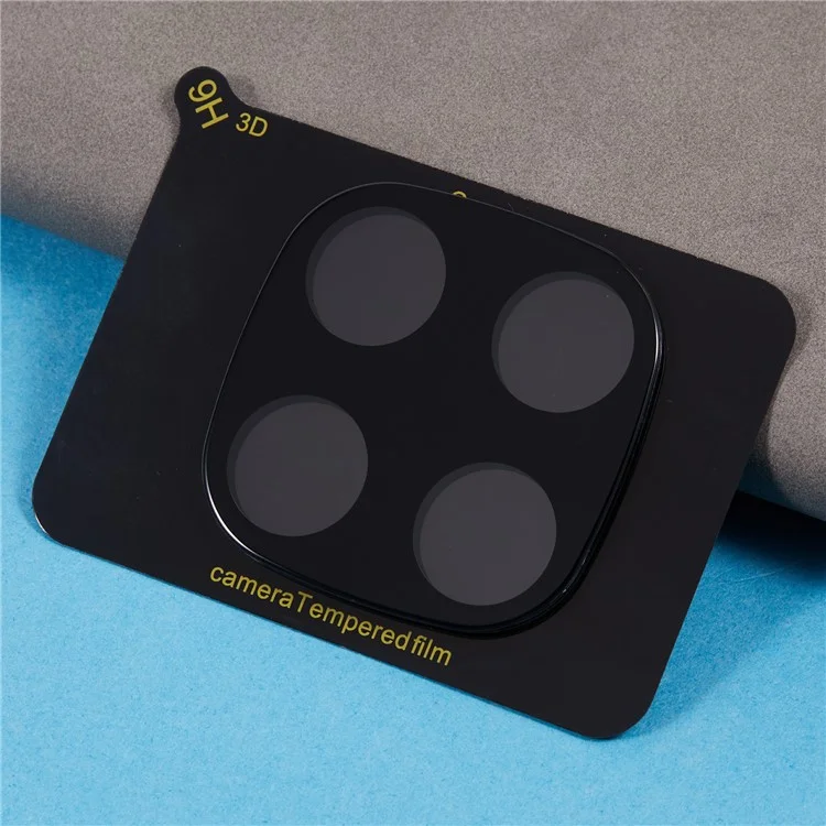 2Pcs For Xiaomi Redmi Note 14 Pro 4G Camera Lens Protector Silk Printing Lens Film 3D Arc Edge