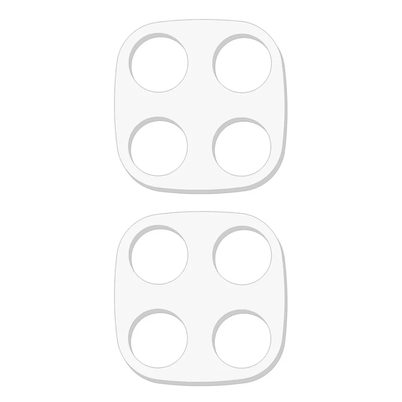 2 unidades para Xiaomi Redmi Note 14 Pro 4G Protector de lente de cámara Película de vidrio templado antiarañazos de borde en arco 3D