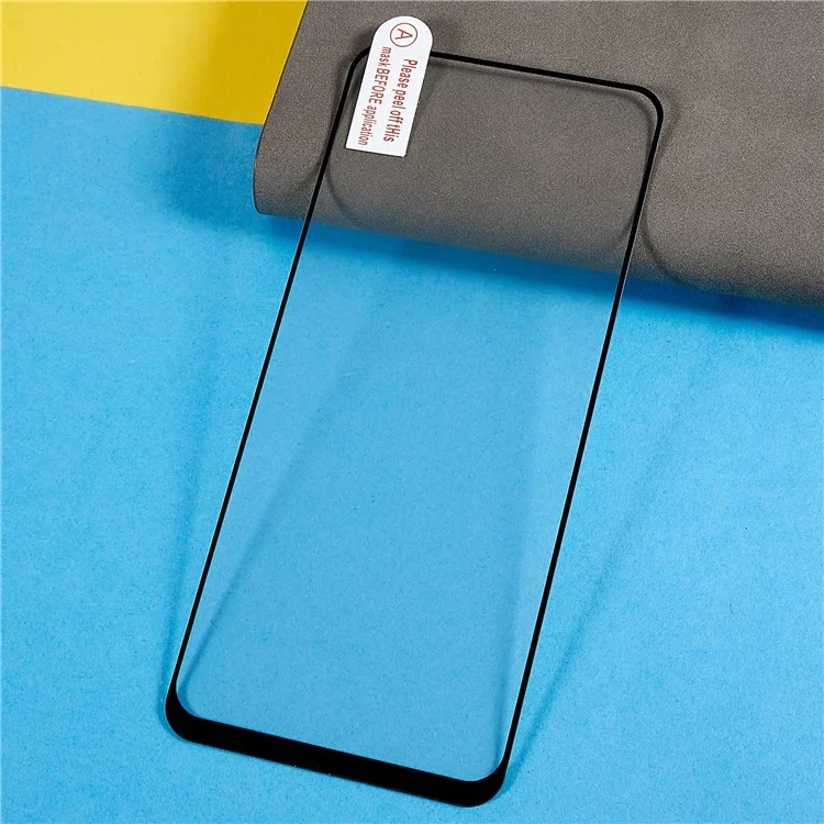 Full Covering Screen Protector For Oppo Reno8 5G (Version Mondiale), Anti-explosion Full Glue Silk Printing HD Tempered Glass Screen Film