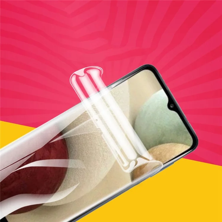 3 Stück Bildschirmschutz für Samsung Galaxy A12 / A02s (164,2 x 75,9 x 9,1 mm) / M02s Weiche Hydrogel-TPU-Antikritz-Bildschirmfolie