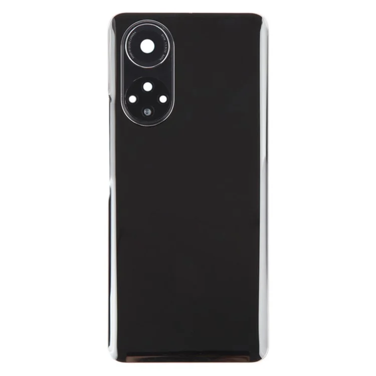 Für Huawei nova 9 Hintere Batteriefachabdeckung mit Kameraringlinsenabdeckung Ersatzteil (ohne Logo) - Schwarz