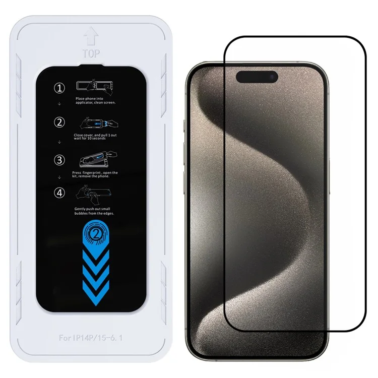 Bulk Purchasing AR HD Screen Protector for iPhone 15 Pro Max High Aluminium-Silicon Glass 0.33mm Screen Film
