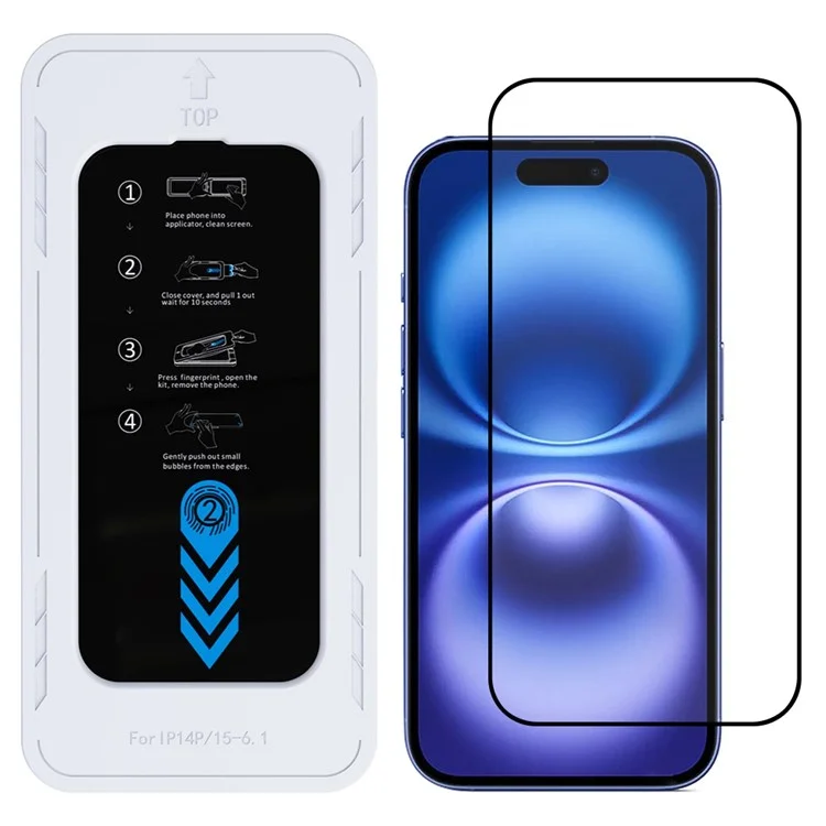 Bulk Purchasing AR HD Screen Protector for iPhone 16 Plus / 15 Plus High Aluminium-Silicon Glass 0.33mm Screen Film