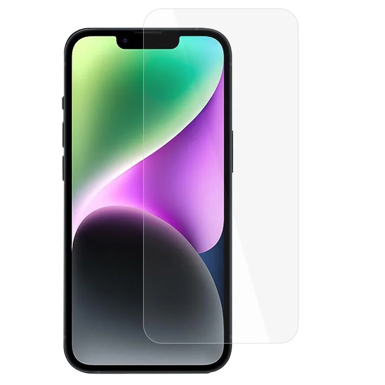 AMORUS For iPhone 16e Screen Protector 2.5D Arc Edge 9H High Aluminum-Silicon Glass Film