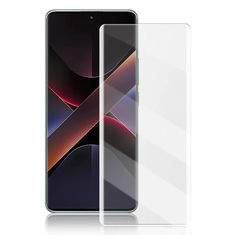 MOCOLO For Xiaomi Poco X7 5G Screen Protector Tempered Glass UV Liquid Film 3D Curved Full Coverage