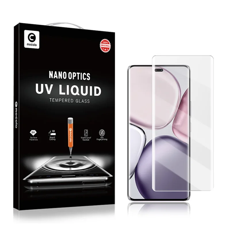 MOCOLO For Honor Magic7 Lite 5G / X9c 5G / X60 Pro 5G Screen Protector Tempered Glass UV Liquid Film 3D Curved Full Coverage