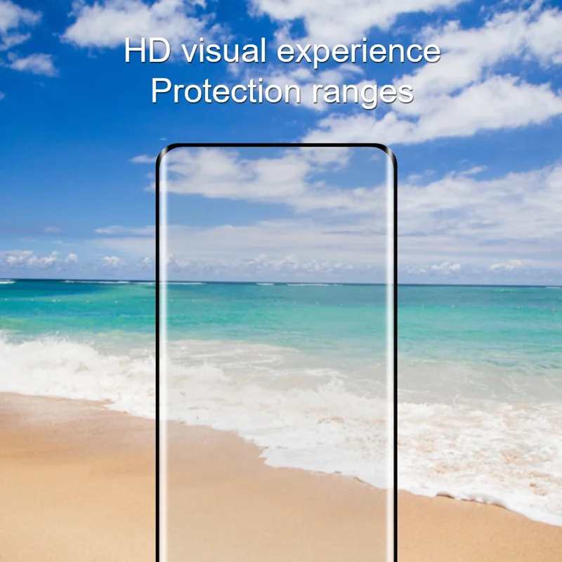 AMORUS Für Xiaomi Poco X7 5G Displayschutz 3D Gebogenes Gehärtetes Glas