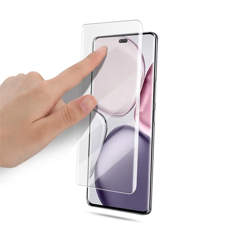 AMORUS For Honor X9c 5G Screen Protector UV Liquid Tempered Glass Film
