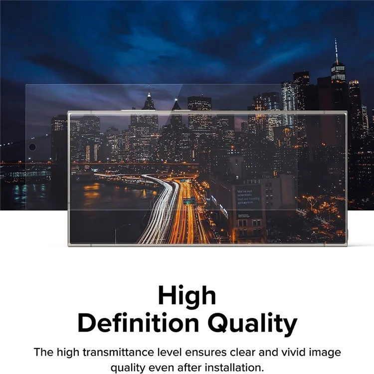 Für Samsung Galaxy S21 Ultra 5G Panzerglas HD Klare Displayschutzfolie mit automatischem Staubentfernungswerkzeug