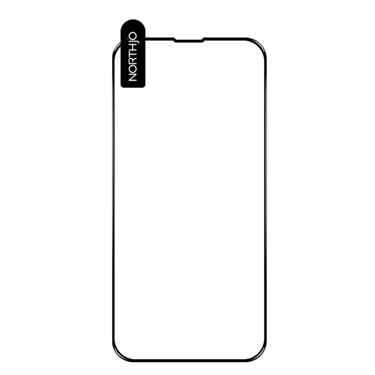 NORTHJO A+ For iPhone 16e Screen Protector High Aluminum-Silicon Film 0.3mm 2.5D - Black