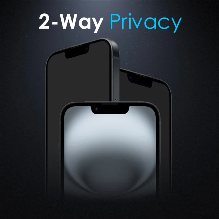 NORTHJO A++ For iPhone 16e Privacy Screen Protector Anti Spy High Aluminium-Silicon Glass 0.3mm Film