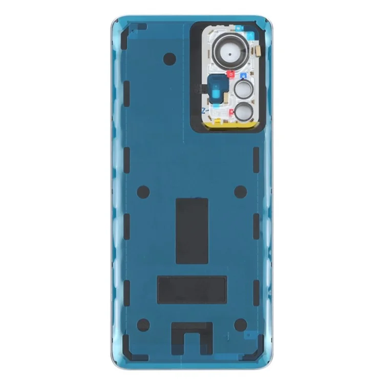 For Xiaomi 12 Pro 5G / 12 Pro (Dimensity) 5G OEM Battery Housing Back Cover with Camera Ring Lens Cover Replacement - Black